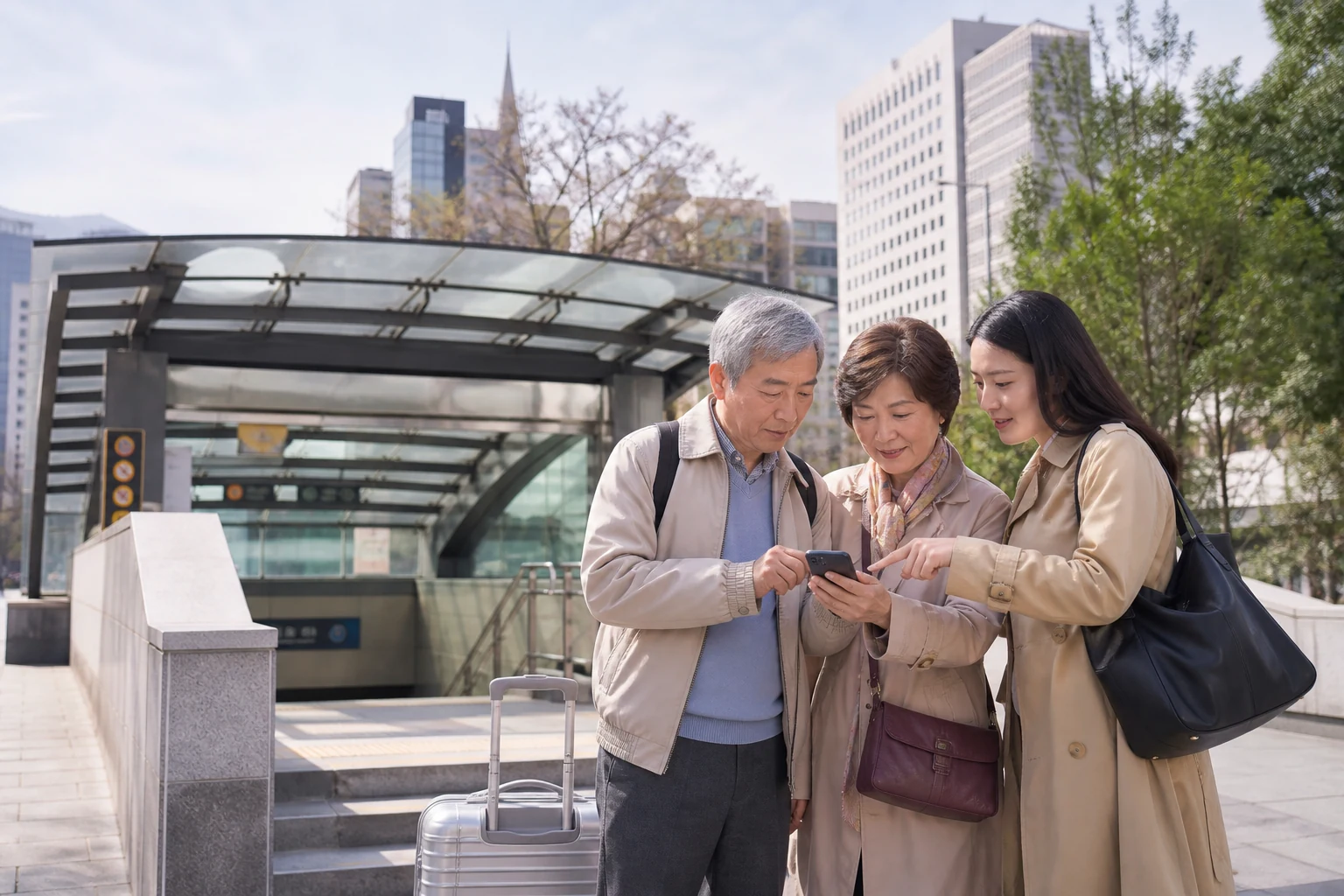 How should you set up a Korea eSIM when traveling with older family members? Don’t put contact and navigation on the same phone