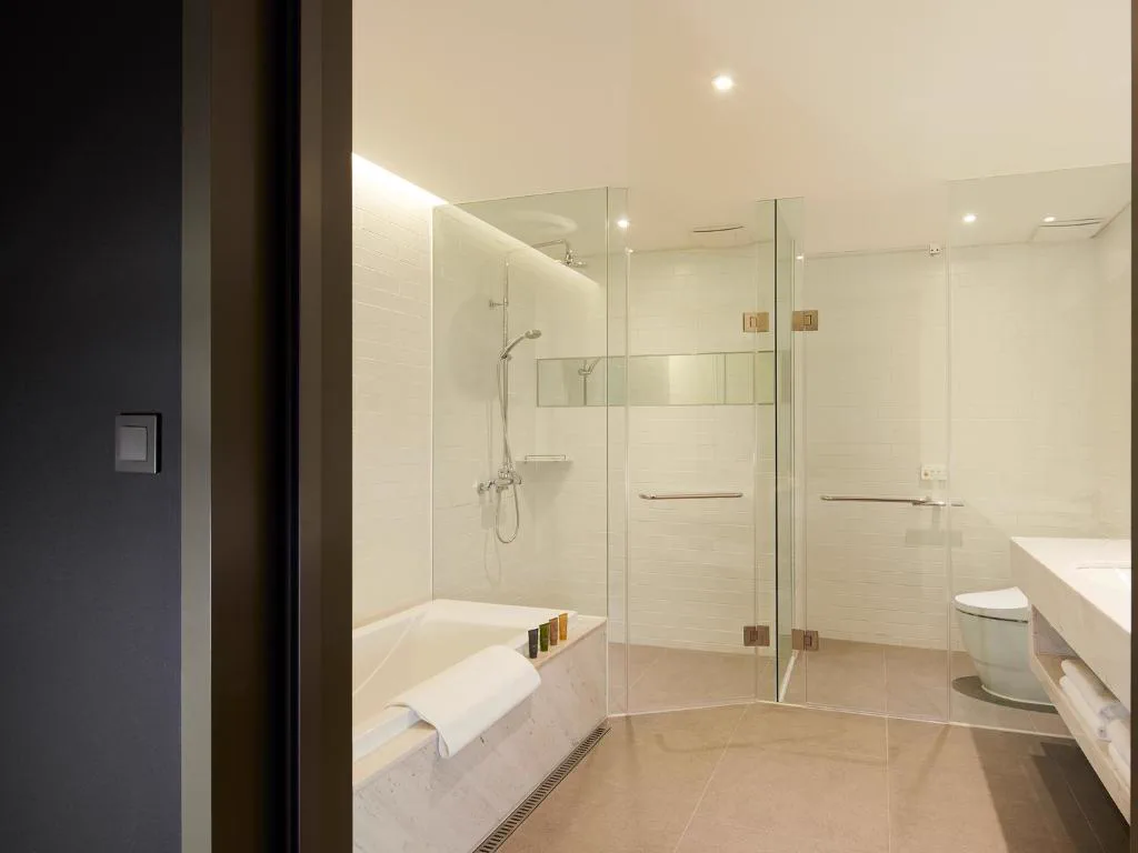 Bathroom interior at GLAD Mapo