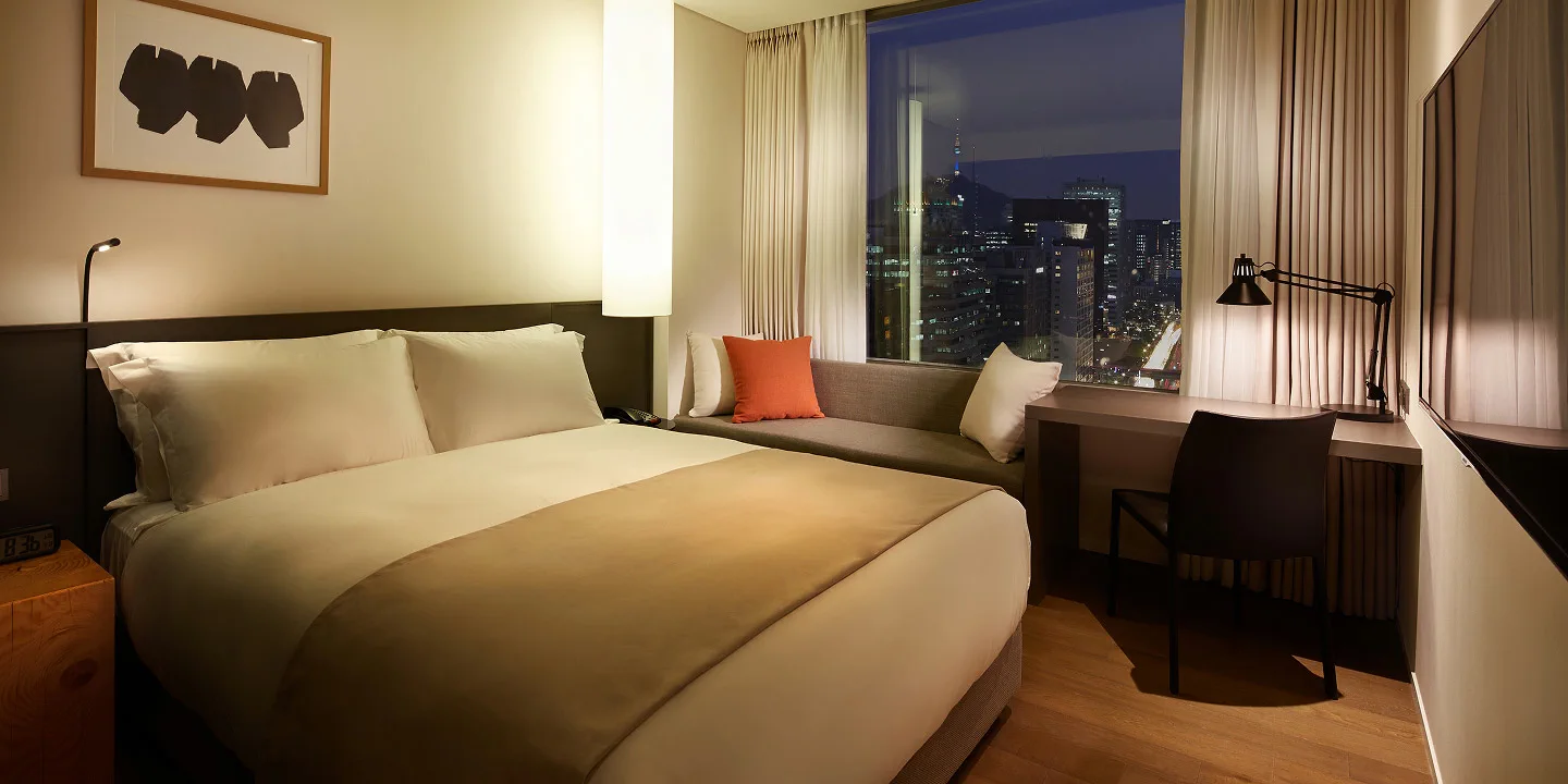 Shilla Stay Seodaemun - Deluxe Room Night View