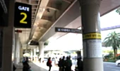 濟州國際機場 Gate 2 附近市內與城際巴士站真實照片
