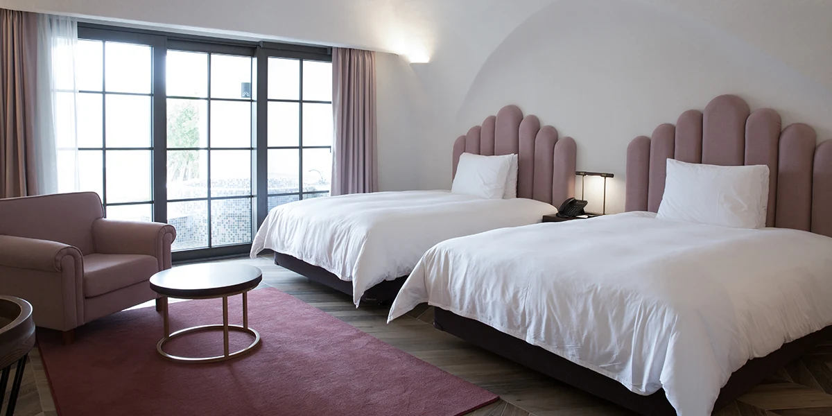 Eco Pool Suite with balcony Jacuzzi at Ecoland Hotel Jeju