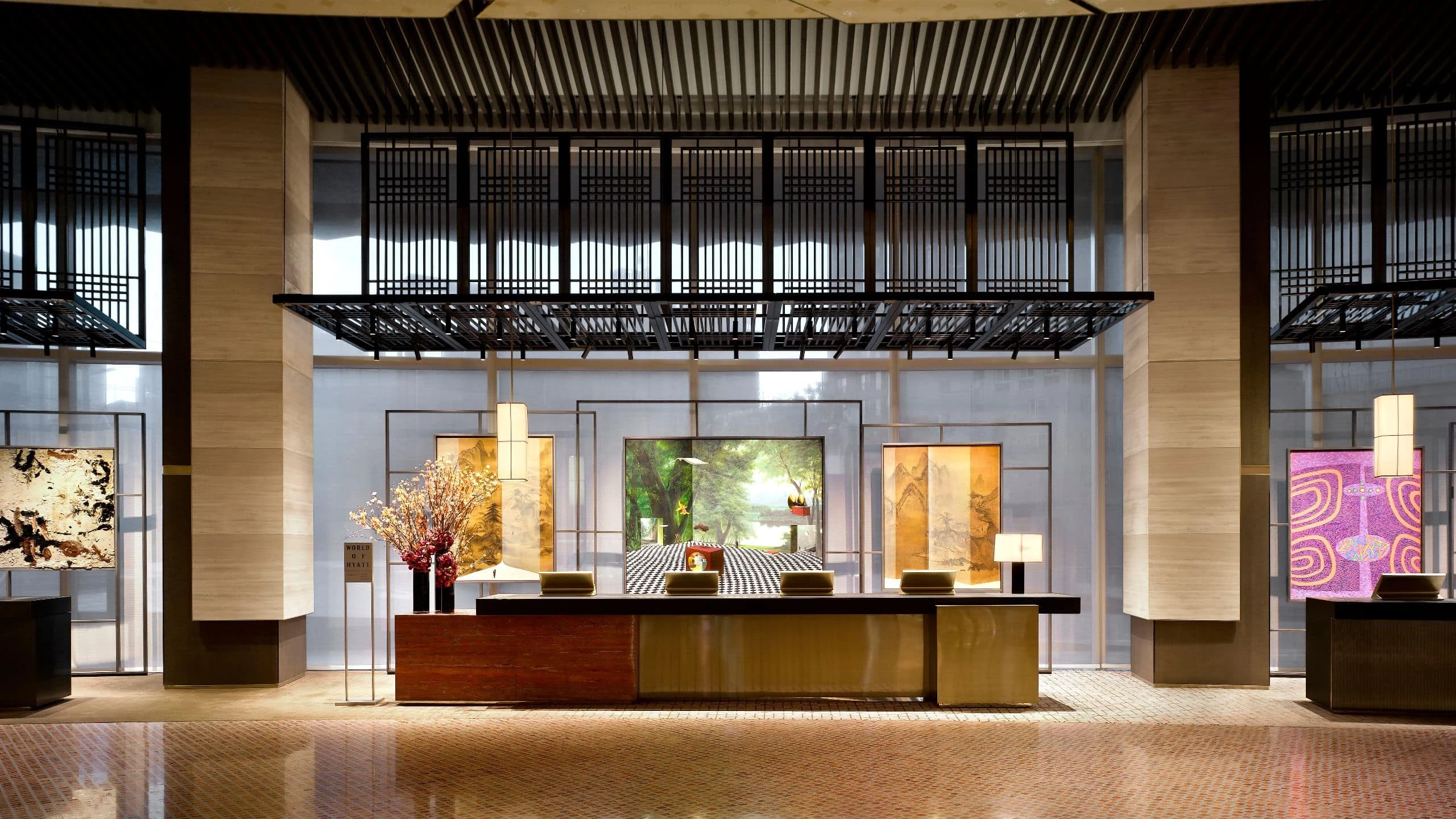 Grand Hyatt Jeju公式Lobby Front Deskの実景