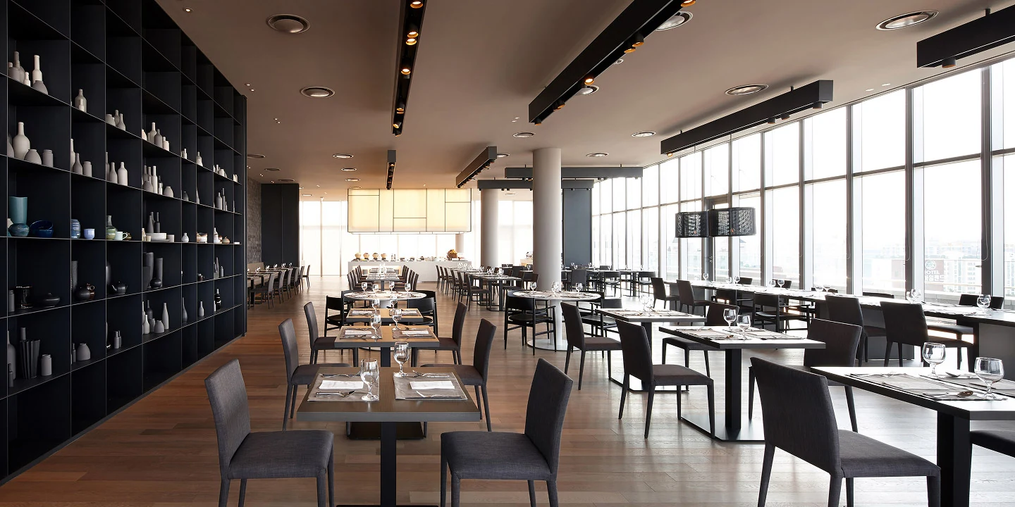 Shilla Stay Jeju 官方 Restaurant Cafe 早餐空間