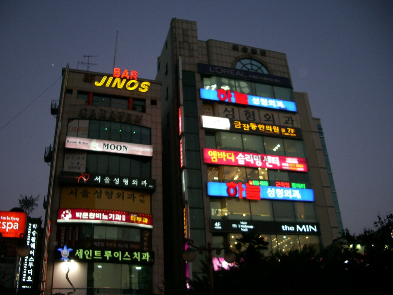 釜山西面街道實景
