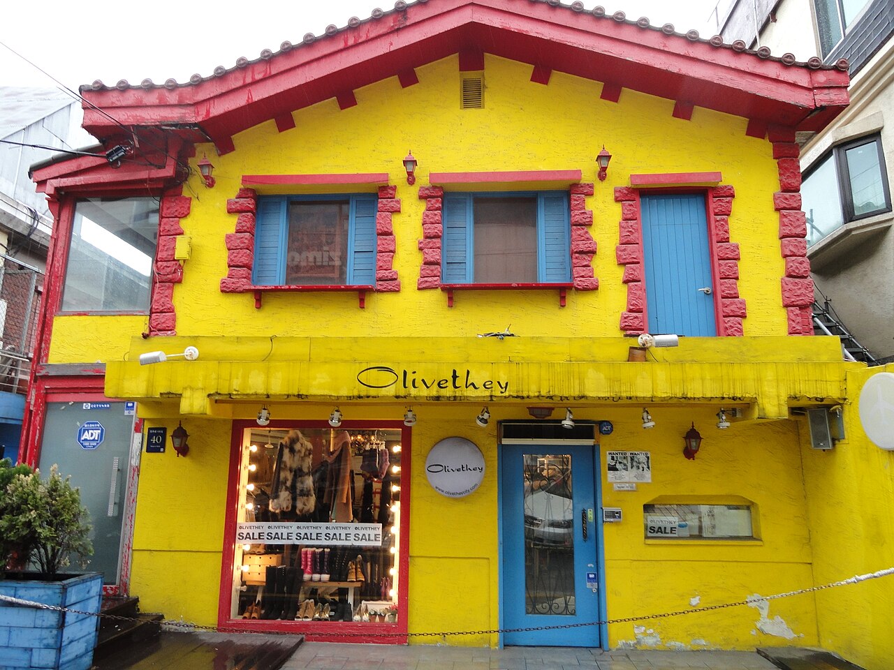 首爾江南街區商店與步行環境