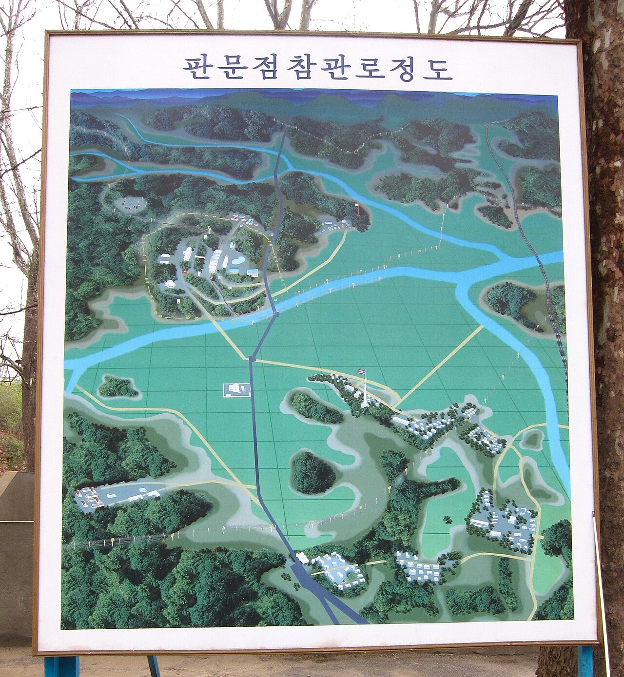 韓國非軍事區位置與範圍地圖